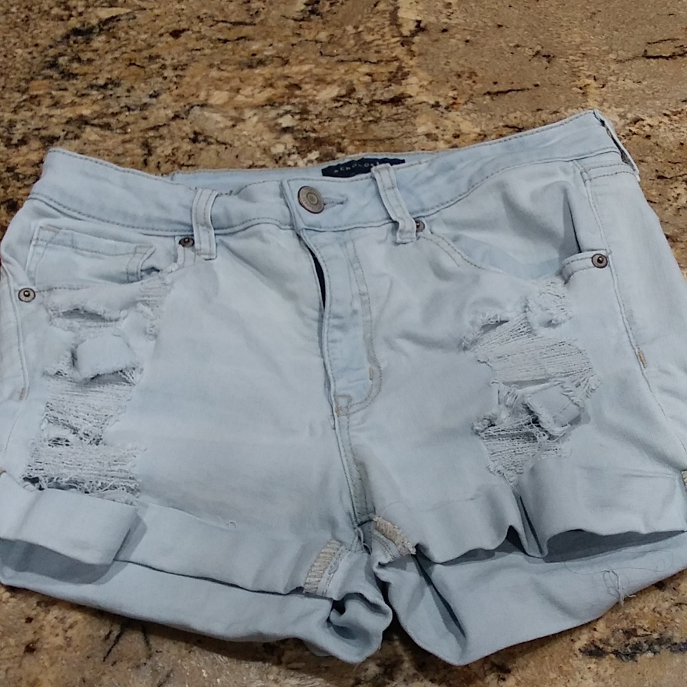 Aeropostale denim shorts size 10